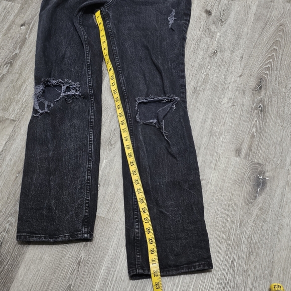 Abercrombie ultra high rise 90s straight jeans black - Picture 9 of 13